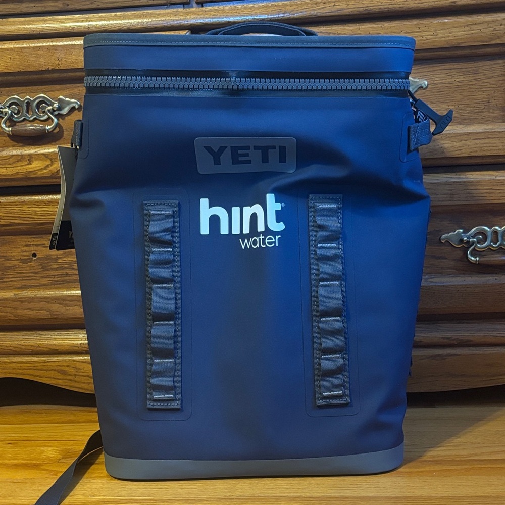 Yeti Navy Blue Hint Water Roll-Top Backpack Cooler